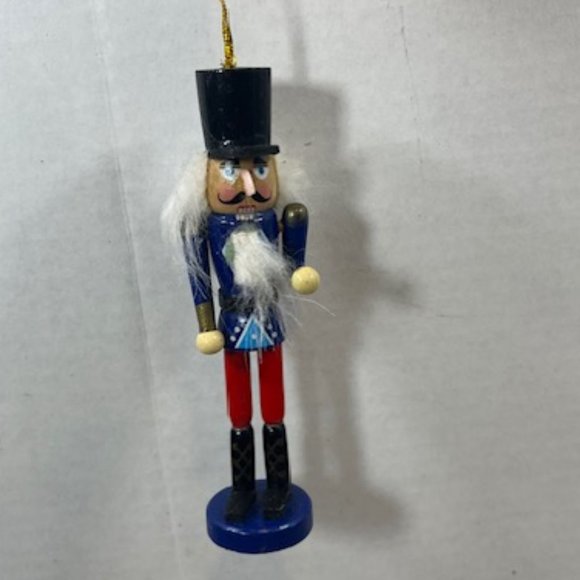 Wooden Toy Soldier Nutcracker Christmas Ornament 5" - Picture 2 of 8